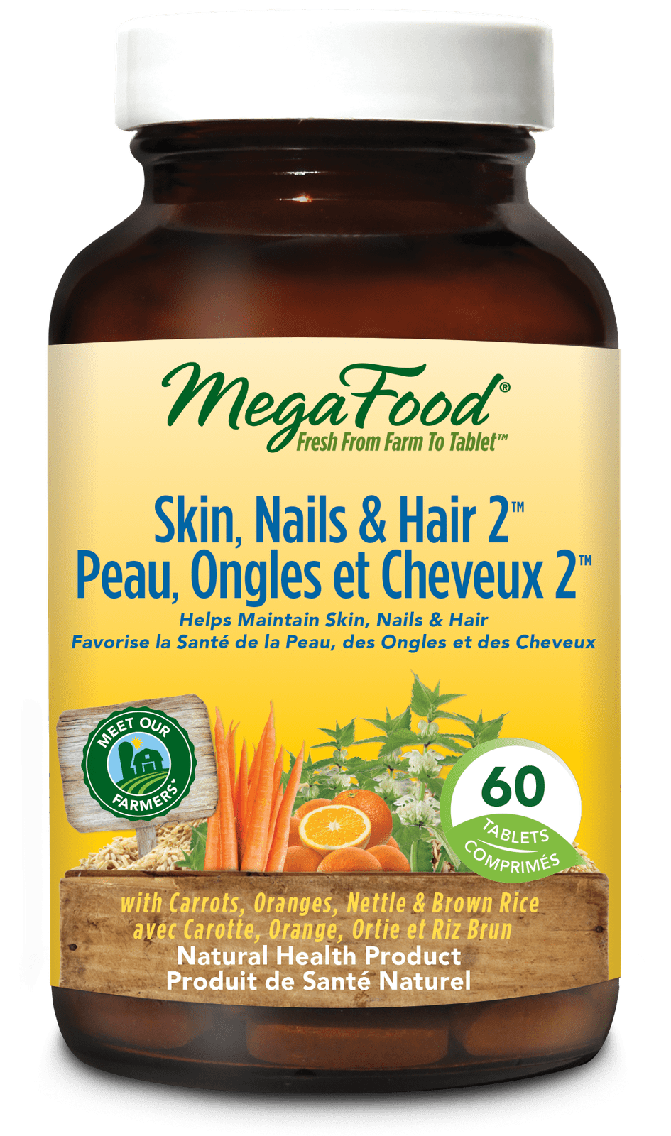 MegaFood Skin, Nails And Hair 2 (60 Tablets)