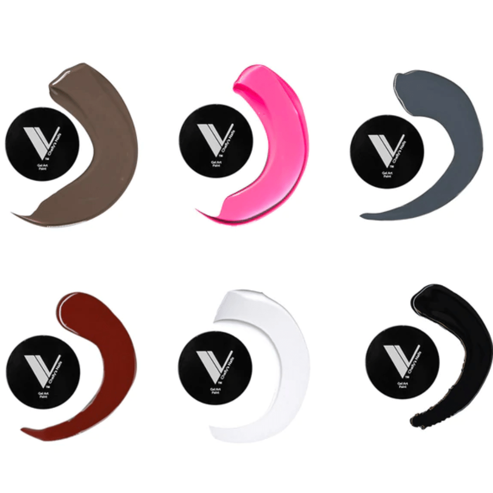 V Beauty Pure Chelly's Gel Pods Gel Art Paint Collection Honeymoon Prep