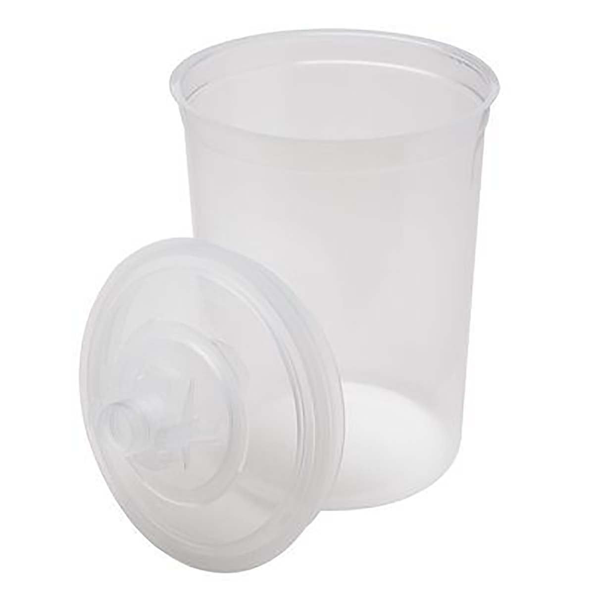 3M 60455050926 PPS Large Lid & Liner Kit - 28oz - 25 lids & Liners per kit - 1 kit per case - 200 micron filter