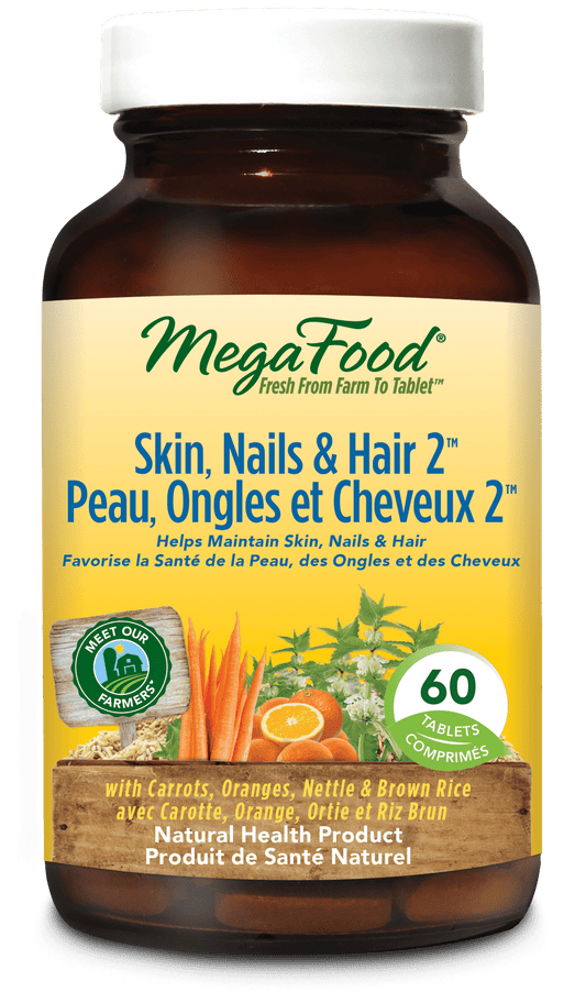 MegaFood Skin, Nails And Hair 2 (60 Tablets)
