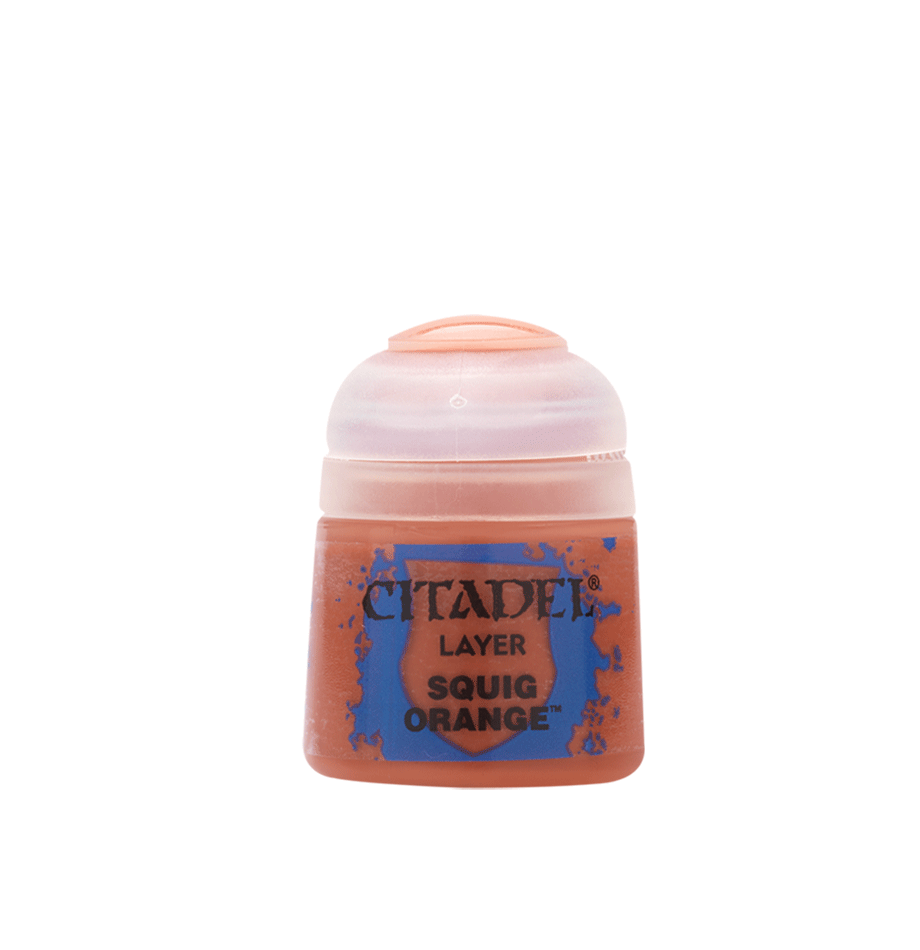 Squig Orange Layer Paint