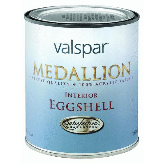 Valspar 27-4408 Medallion Interior Acrylic Latex Eggshell, Pastel Base, Qt