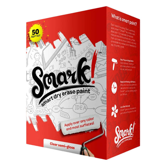 Smark! Dry Erase Paint from Simiron - Dry Erase Paint 50 Sq Feet Kit